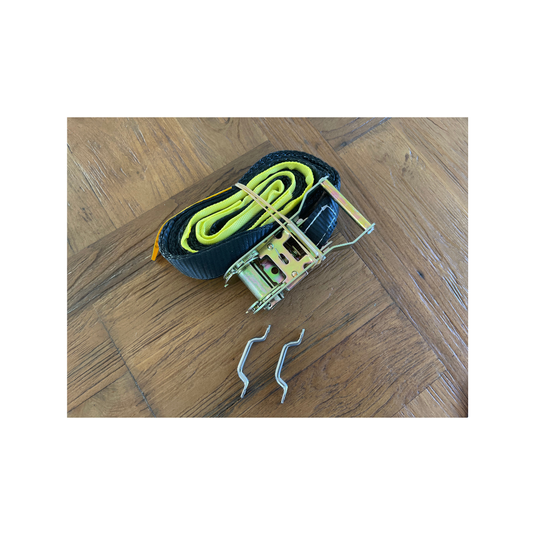 Tank ratchet strap and bracket kit